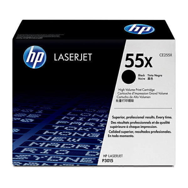 HP #55X Black Toner CE255X CE255X