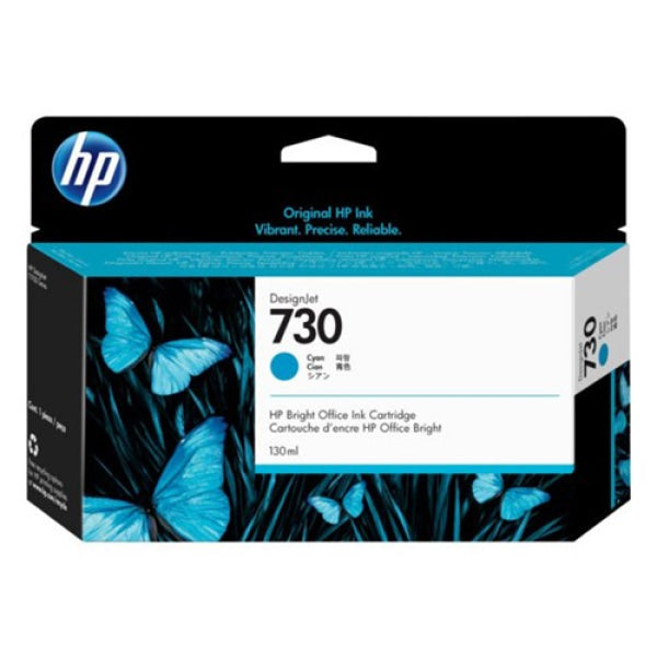 HP 730 130-ML CYAN DESIGNJET INK CARTRIDGE P2V62A