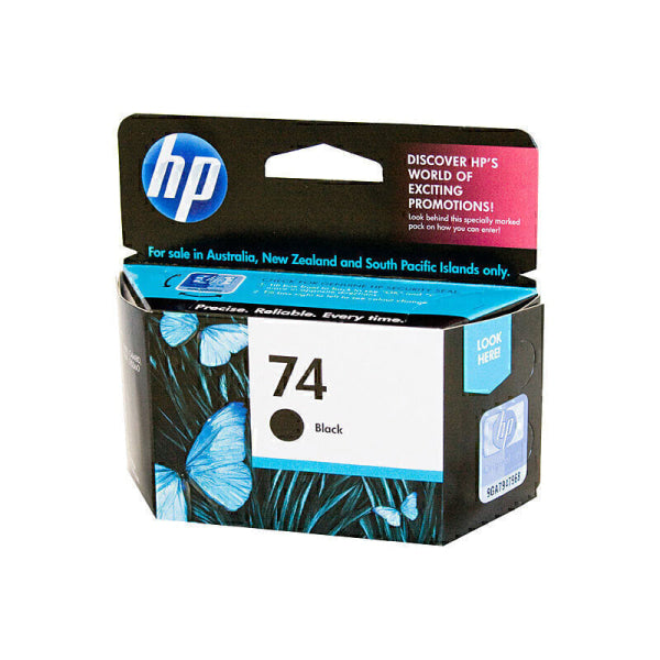 HP #74 Blk Ink Cart CB335WA CB335WA