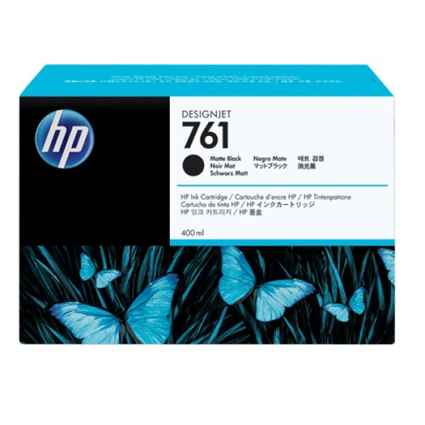HP 761 MATTE BLACK 400 ML INK CARTRIDGE FOR DESIGNJET T7100 CM991A