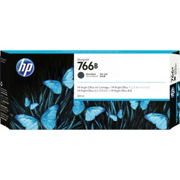 HP 766B 300ML MATTE BLACK DESIGNJET INK CARTRIDGE FOR XL 3600 3ED57A