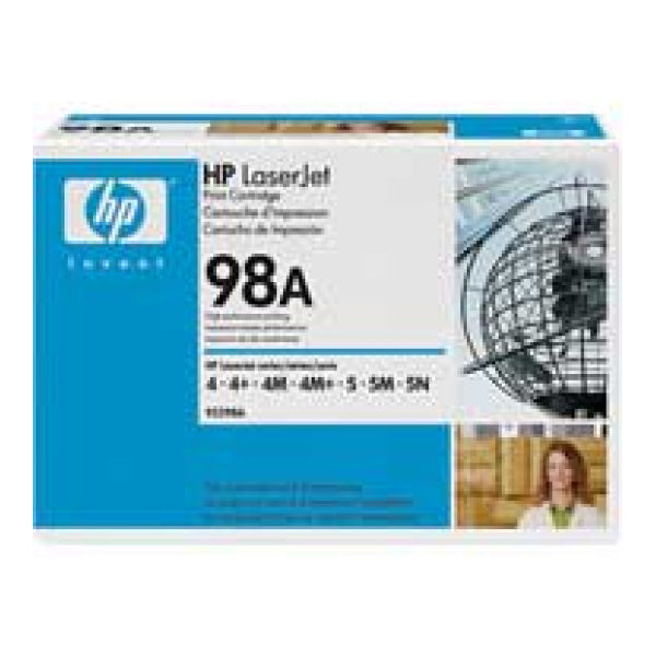 1 X Genuine Hp 92298A Toner Cartridge 98A -