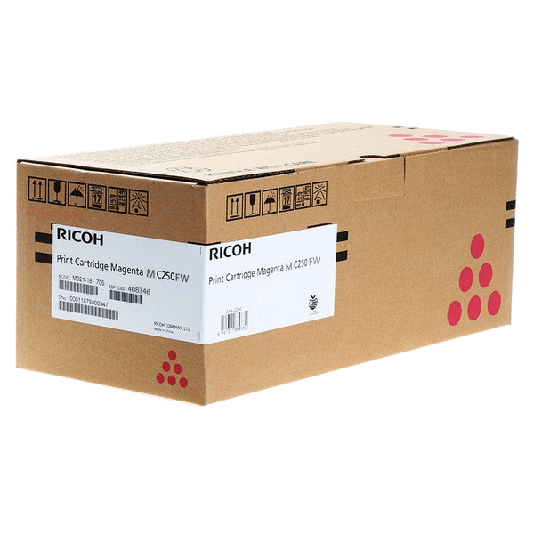 Genuine Ricoh 408346 Magenta Toner Cartridge For Mc250Fw/Pc301W (6.3K) -