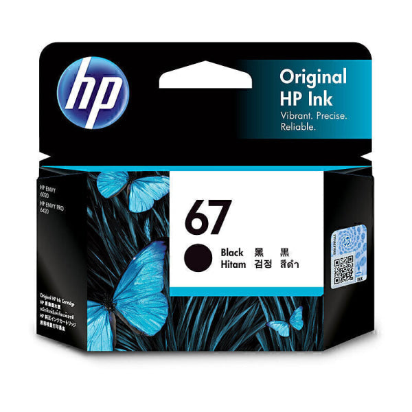 HP #67 Black Ink 3YM56AA 3YM56AA
