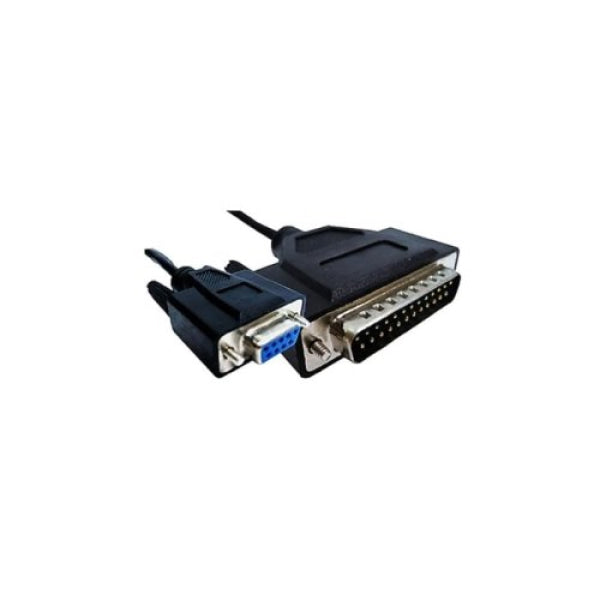 Hp Distributed Epson 6 Feet (1.8M) Serial Black Cable Compatible With Tm88Vi Receipt Printer