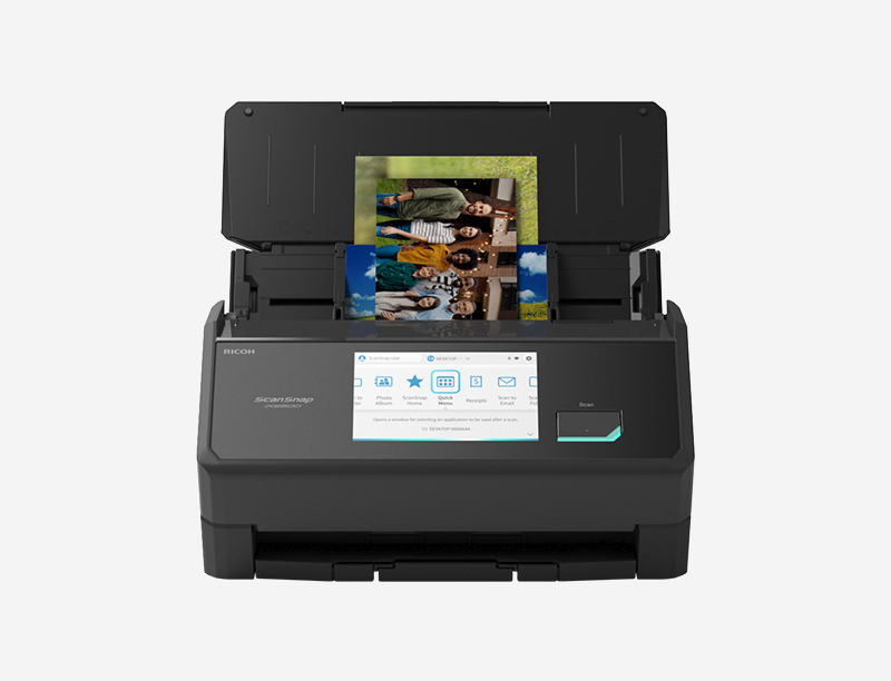 Ricoh Scansnap IX2500 A4 Wi-Fi Duplex Document Scanner+ADF 45PPM (BLACK)