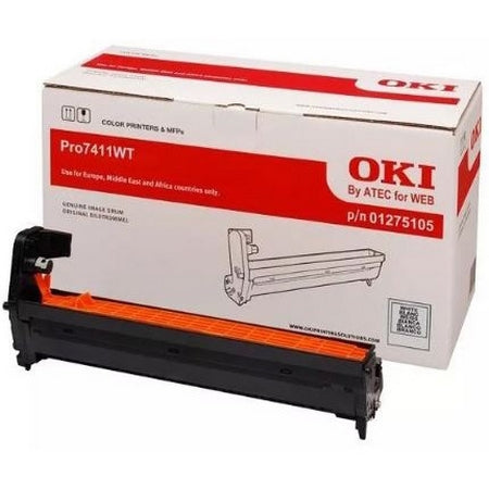 Genuine OKI Pro7411WT White Drum Unit (44318554) – 6,000 Pages