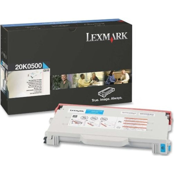 Lexmark Genuine 20K0500 CYAN Toner Cartridge for C510