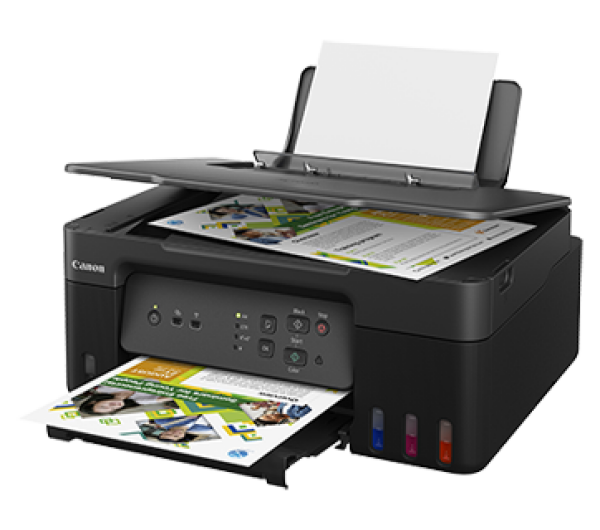 *New!* Canon Pixma Ink Efficient G3730 3-In-1 Refillable Tank Multifunction Printer /W Gi-71S Bottle