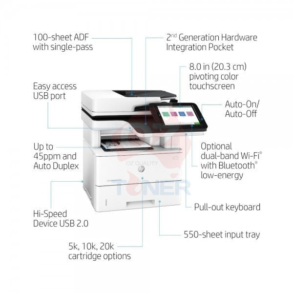*New!* Hp Laserjet Enterprise 3-In-1 Mfp M528Dn Color Laser Printer 45Ppm 1Pv64A Colour Multi