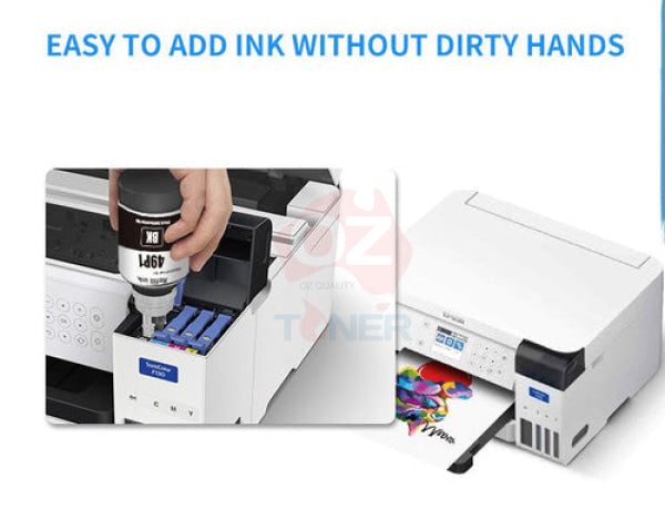 Oz Premium Dye Sublimation Refill Ink Bottle For Epson Ecotank Et2710 Et2810 Et2811 Et2820 Et4700