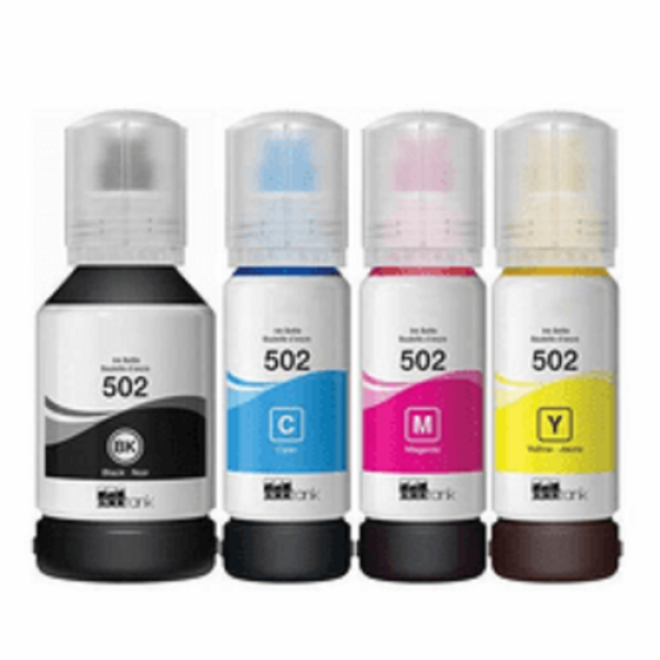 Oz Premium Quality T502 Refill Dye Sublimation Ink Bottles For Epson Ecotank Et2850 Et3800 Et4850