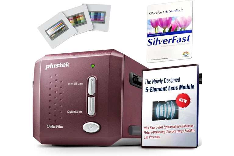 Plustek OpticFilm 9000i Ai 35mm film scanner and SilverFast Ai Studio 9