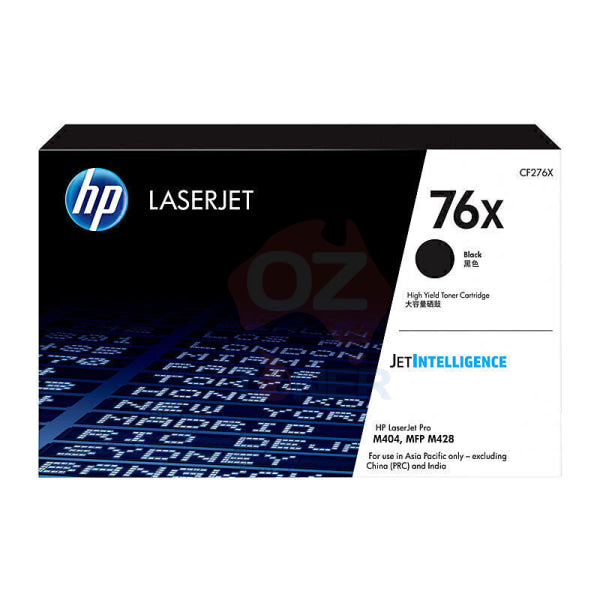 HP #76X Black Toner CF276X CF276X