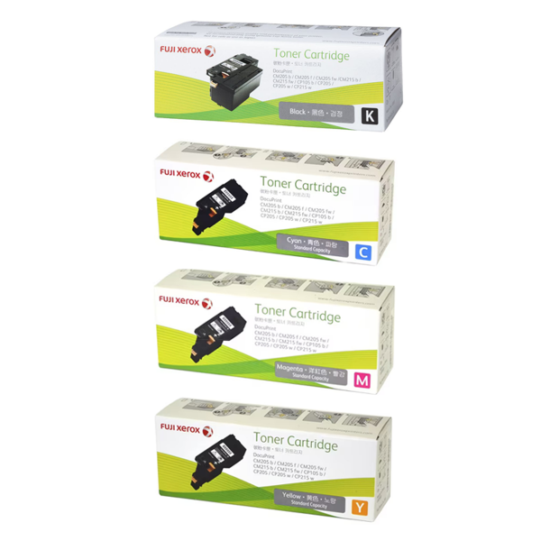 Toner Xerox Cp105b Pack Fuji Xerox DocuPrint CP105b CP205 CP205W CM205b  CM205fw