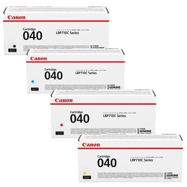 *Sale!* 4X Pack Genuine Canon Cart040 C/M/Y/K Toner Cartridge Set For Lbp710C Lbp712Cx -