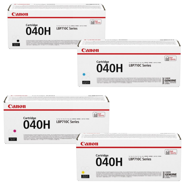 *Sale!* 4X Pack Genuine Canon Cart040Ii High Yield Toner Cartridge Set For Lbp710C Lbp712Cx -