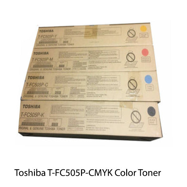 4x Pack Toshiba TFC505 Toner Cartridge Value Pack T-FC505P [1BK