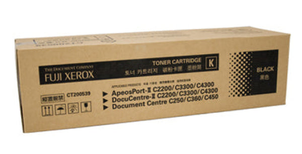1 X Genuine Fuji Xerox Docucentre C250 C360 C450 Black Toner Cartridge Ct200539 -