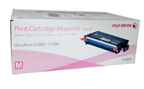 1 X Genuine Fuji Xerox Docuprint C2200 C3300Dx C3300 Magenta Toner Cartridge High Yield Ct350676 -