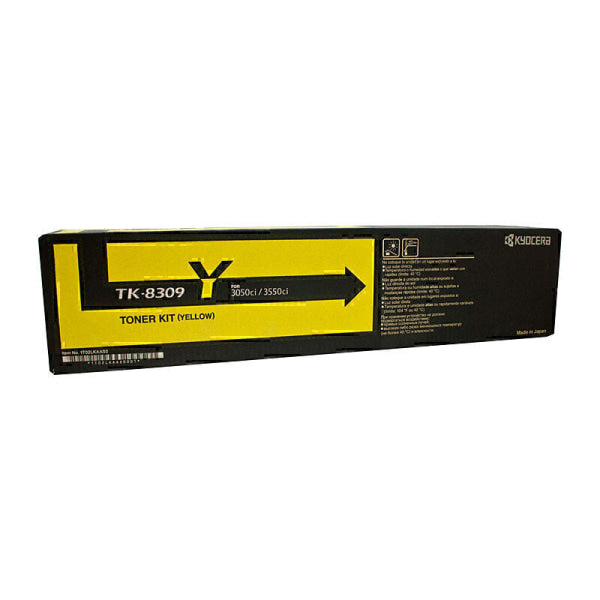 Kyocera TK8309Y Yellow Toner TK-8309Y