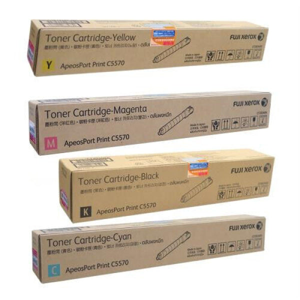 *Sale!* Set 4X Pack Fuji Xerox Genuine Ct203402+Ct203403+Ct203404+Ct203405 Toner Cartridges For