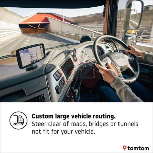 Tomtom 7’ Truck Sat Nav Go Expert Wifi Gps Navigation System + World Maps + Live Traffic Update
