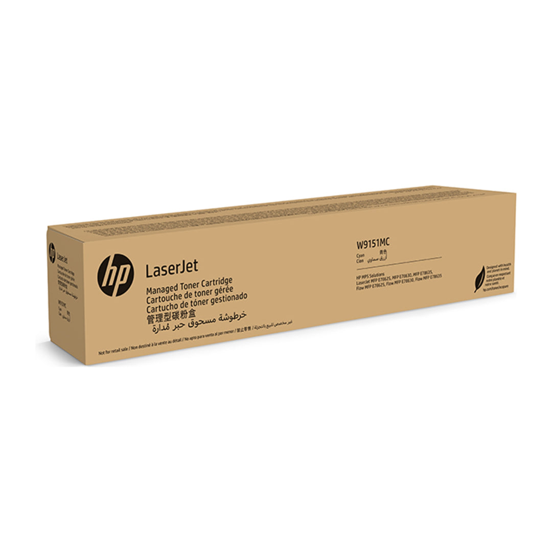 HP W9151MC Cyan Toner Cartridge Genuine 24,000 Pages for E786 Series