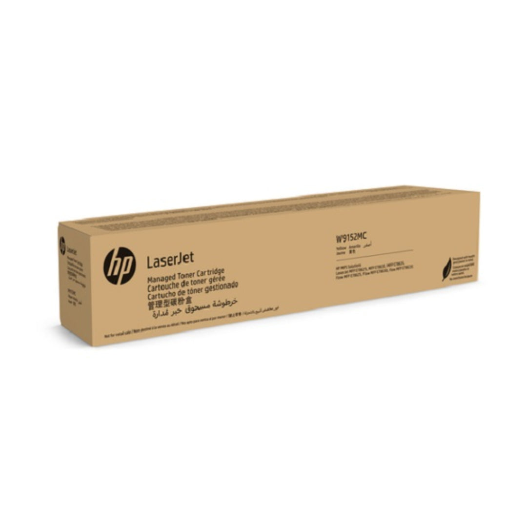 HP W9152MC Yellow Toner Cartridge Genuine 24,000 Pages for E786 Series