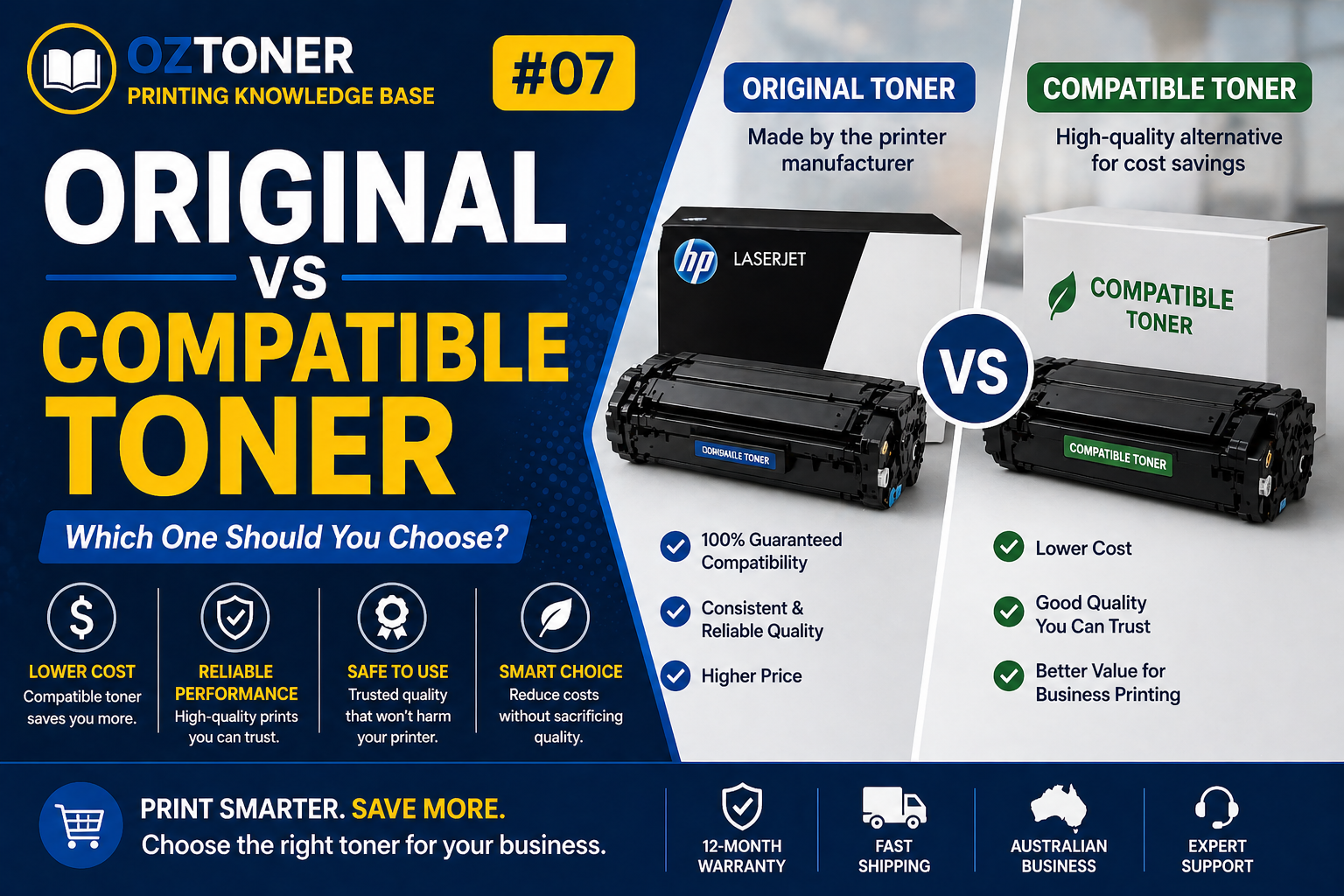 Genuine vs Compatible Toner Which One Should You Choose?