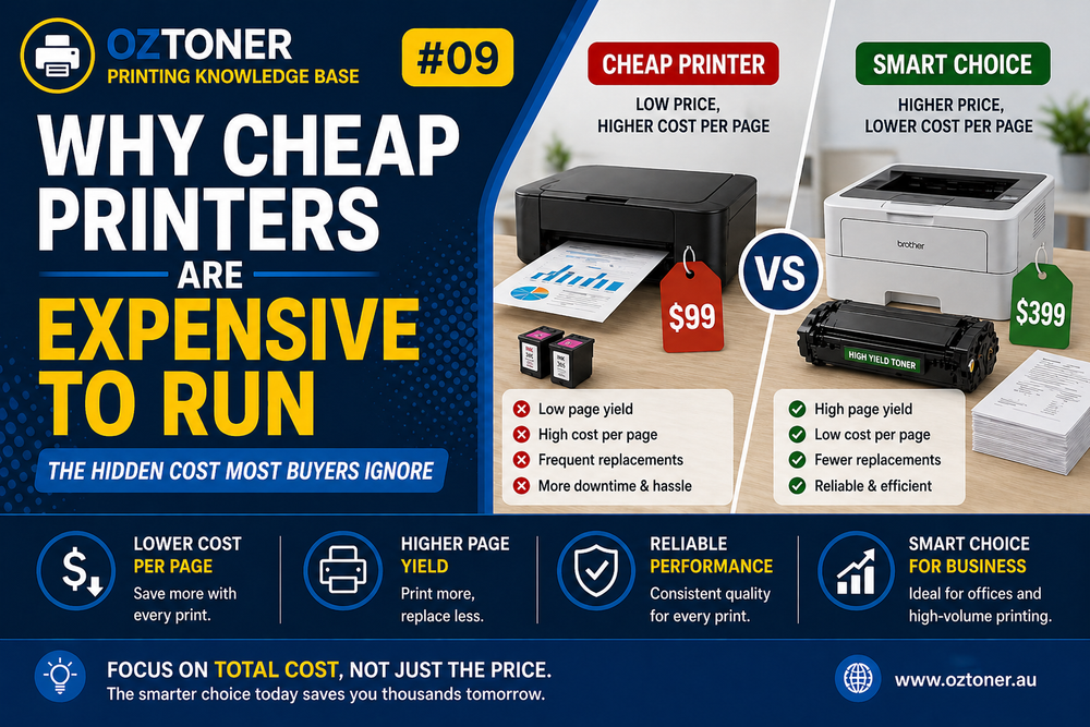Why Cheap Printers Are Expensive to Run (Real Cost Explained)