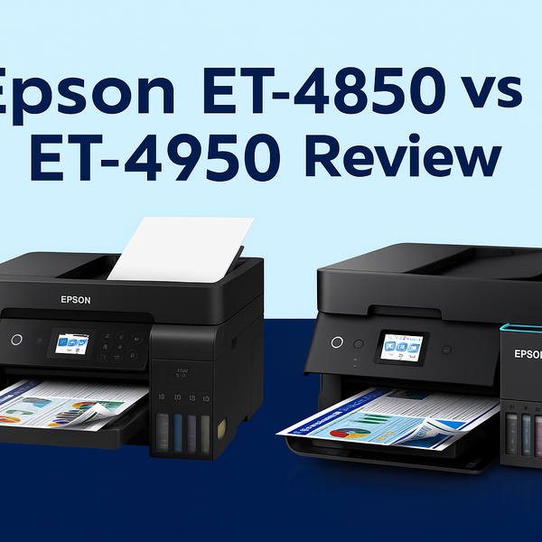 Epson EcoTank ET-4950 vs. ET-4850: Which Multifunction Printer Should