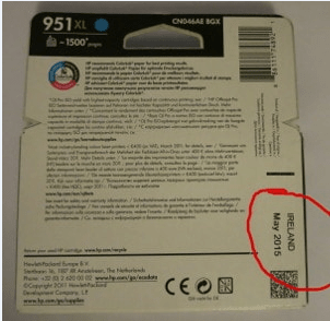 Important Information About HP Ink / Toner Cartridge Expiration Dates