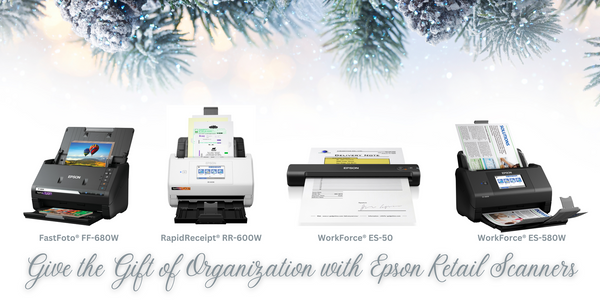 Give the Gift of Organization: Epson Offers Holiday Deals Across Retail Photo and Document Scanners