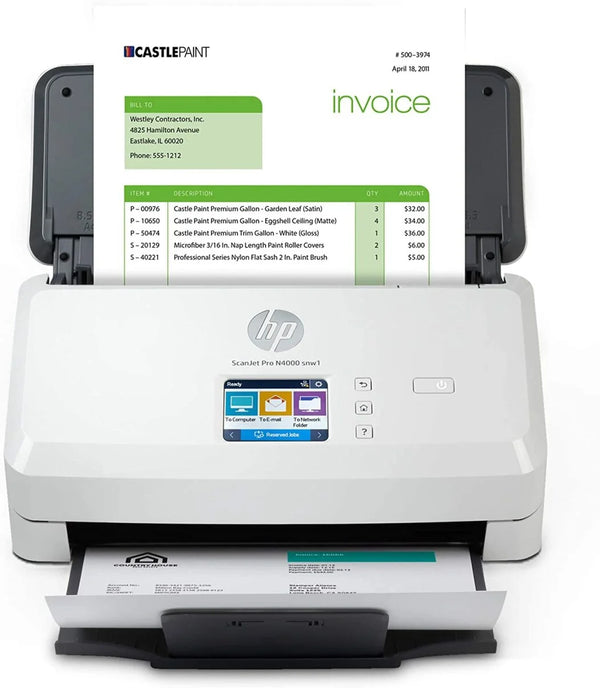 HP ScanJet Pro N4000 snw1 A4 Sheet-Feed Document Scanner Review | PCMag
