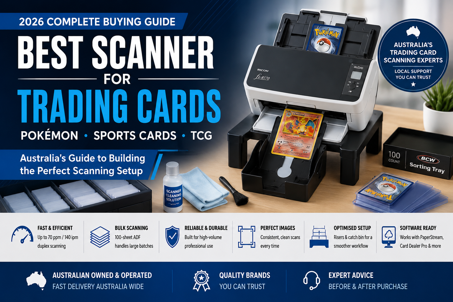 Best Scanner for Pokémon, Sports & Trading Cards in Australia: 2026 Buying Guide