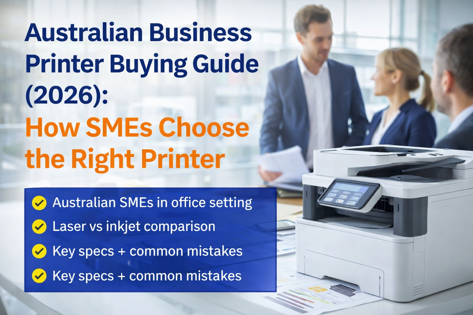 Australian Business Printer Buying Guide (2026): How SMEs Choose the Right Printer ?