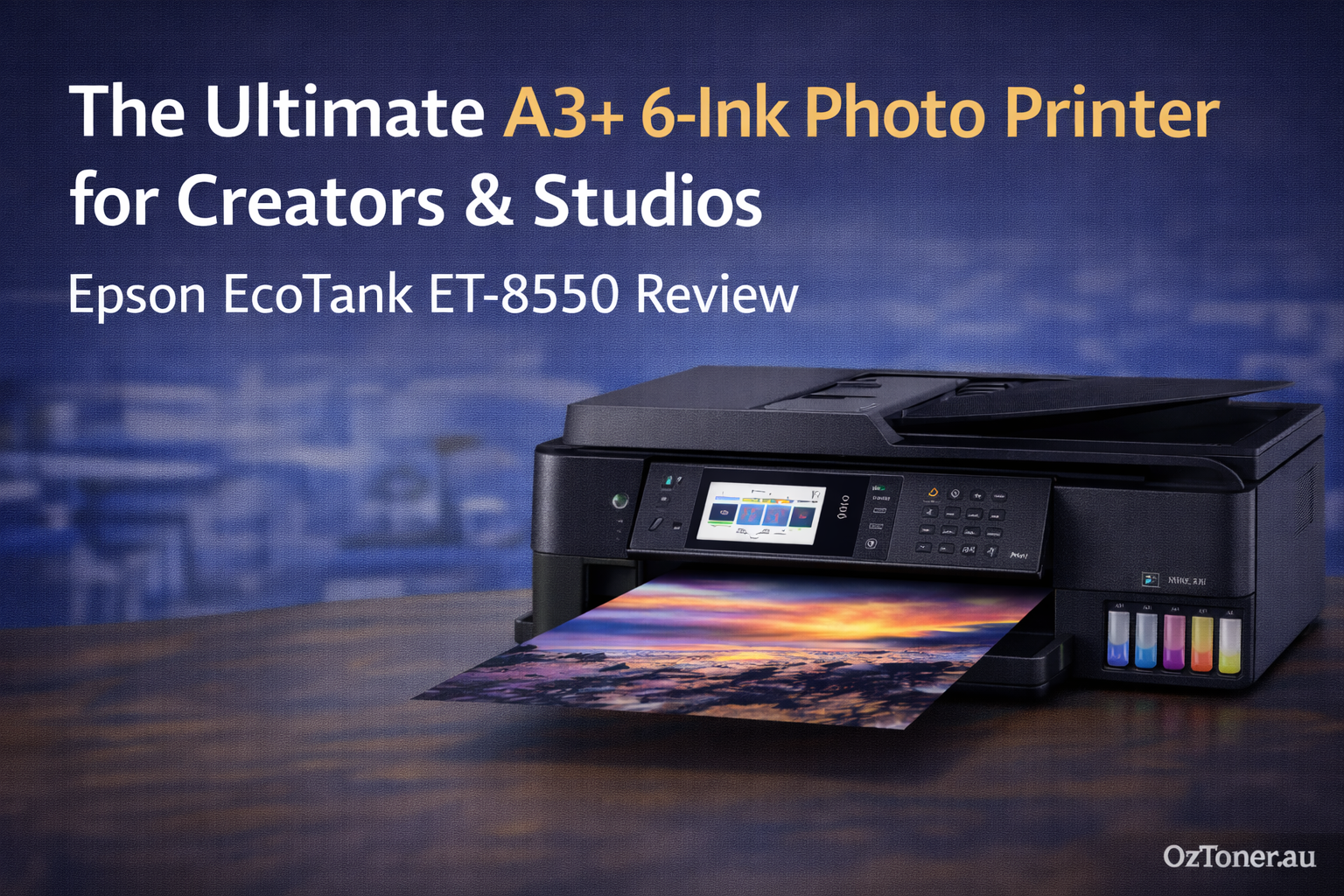 Why the Epson EcoTank ET-8550 Is Australia’s Most Popular A3+ Photo Ink Tank Printer
