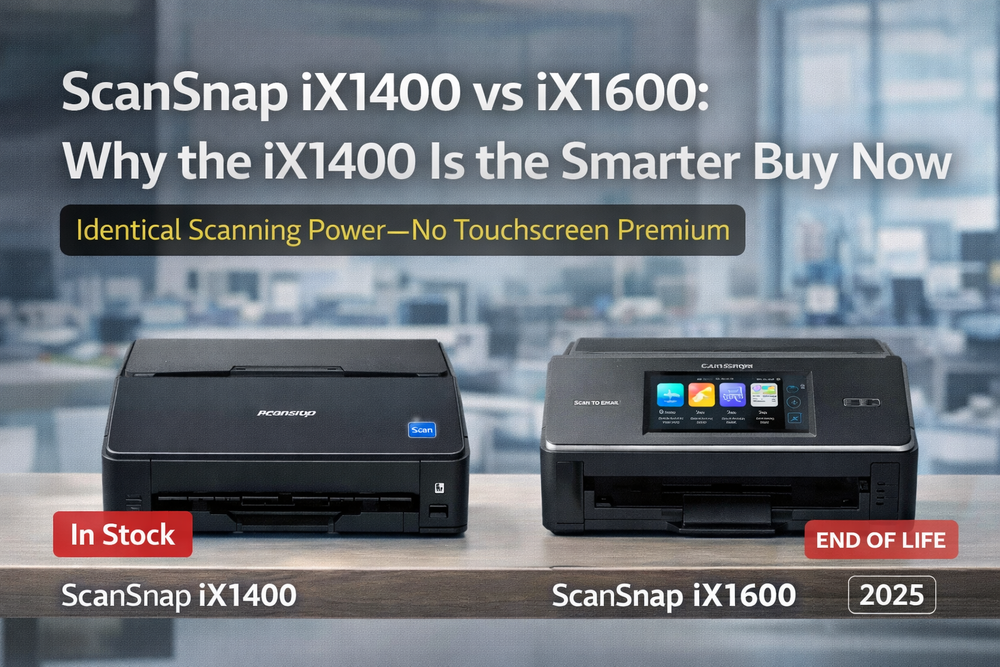 Fujitsu ScanSnap iX1400 vs iX1600: Best Business Scanner Choice in 2025 ...