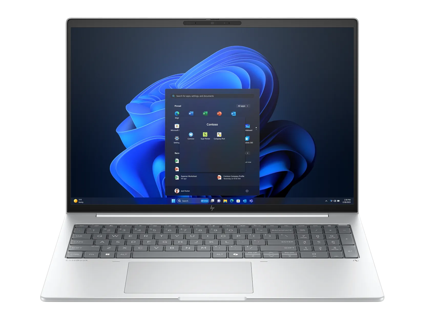 HP EliteBook 8 G1i 16 Inch Touch Laptop Core Ultra 5 226V 16GB 512GB SSD 5G LTE BQ4T3PT