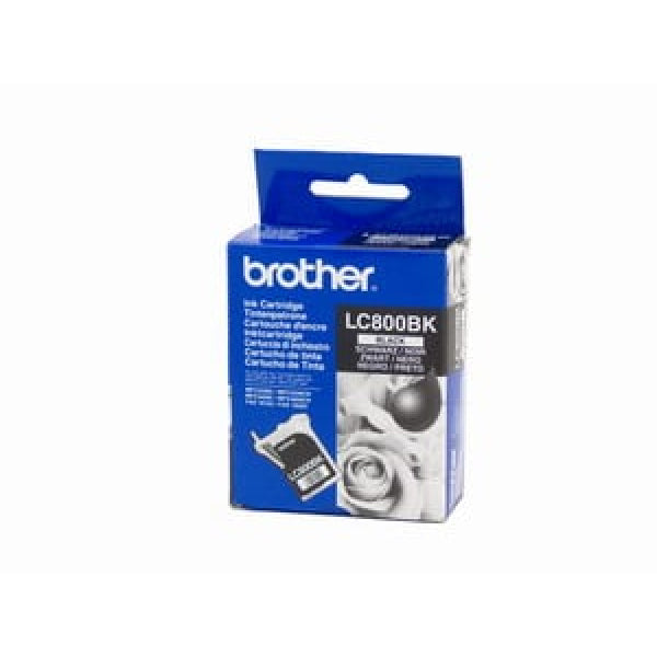 1 X Genuine Brother Lc-800 Black Ink Cartridge Lc-800Bk -