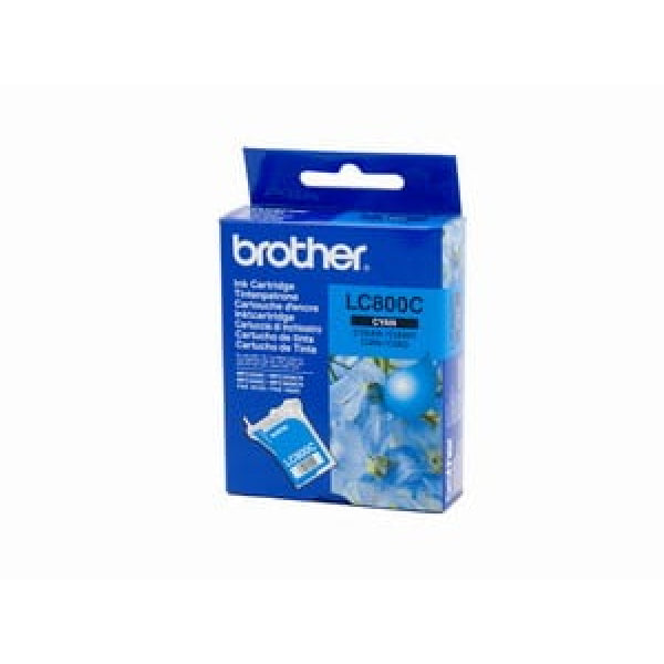 1 X Genuine Brother Lc-800 Cyan Ink Cartridge Lc-800C -