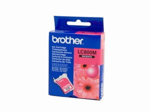 1 X Genuine Brother Lc-800 Magenta Ink Cartridge Lc-800M -