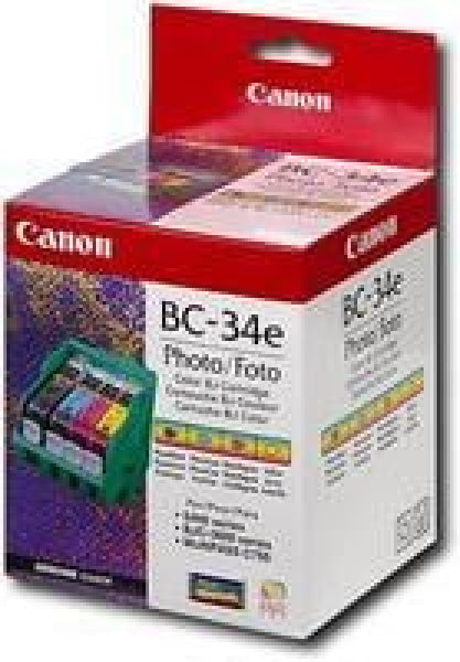 1 X Genuine Canon Bc-34E Photo Printhead Accessories