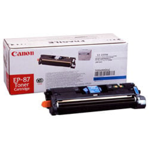 1 X Genuine Canon Ep-87C Cyan Toner Cartridge -