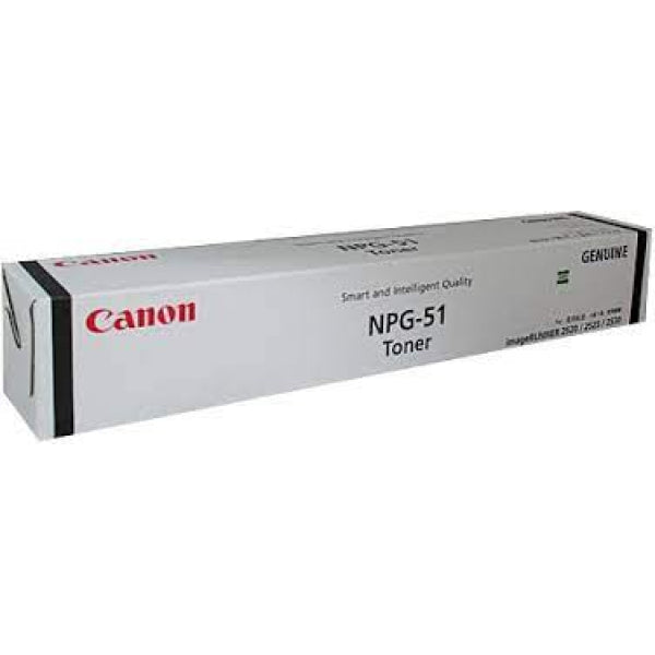 1 X Genuine Canon Tg-51 Gpr35 Black Toner Cartridge Npg51 (14.6K Pages) -