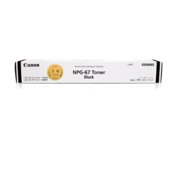 1 X Genuine Canon Tg-67Bk Black Toner Cartridge -