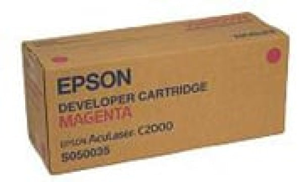 1 X Genuine Epson Aculaser C1000 C2000 Magenta Toner Cartridge -