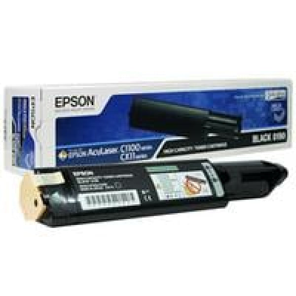 1 X Genuine Epson Aculaser C1100 Cx11N Cx11Nf Black Toner Cartridge High Yield -