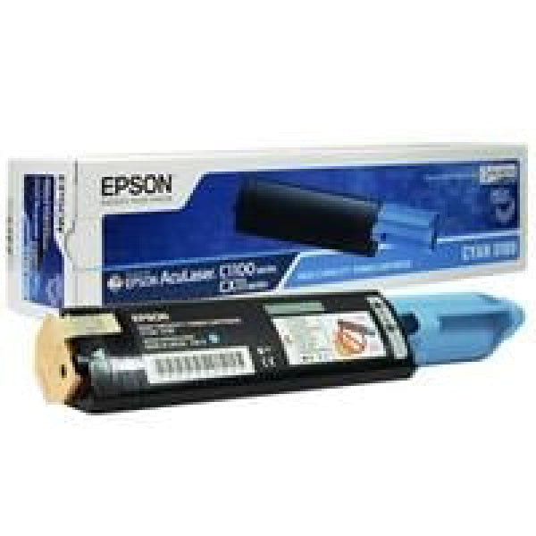 1 X Genuine Epson Aculaser C1100 Cx11N Cx11Nf Cyan Toner Cartridge High Yield -